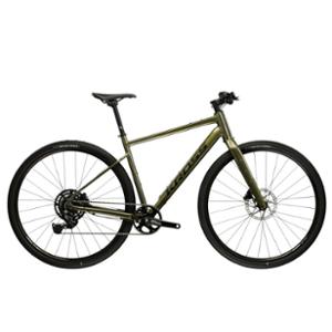 VELO GRAVEL 28" KROSS ESKER 1.0 TAILLE L (20") ALUMINIUM FOURCHE ALU VERT / GRAPHITE