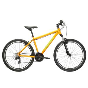 BICYCLE -MTB- 26 SEMI RIGID KROSS HEXAGON 1.0 SIZE: M (19) ALUMINIUM ORANGE/GREEN