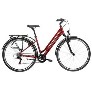 VELO VILLE  28" FEMME KROSS SENTIO 1.0 TAILLE S (18") ALUMINIUM BORDEAUX