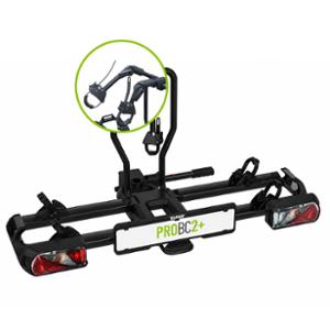 PORTE VELO SUR ATTELAGE PLATEFORME EUFAB PROBC2 PLUS SIGNATURE NOIR PLIABLE INCLINABLE