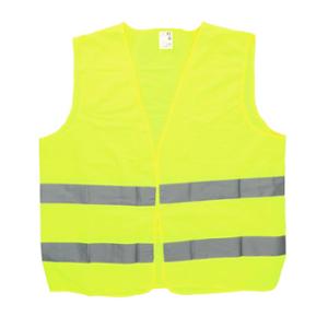 GILET / VESTE SECURITE JAUNE FLUO VELO-CYCLO R FLECT ADULTE AVEC FERMETURE  T XL