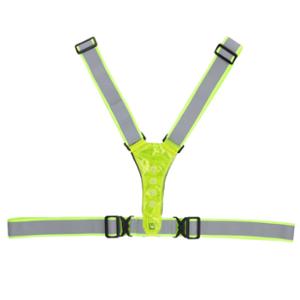 GILET / HARNAIS / BAUDRIER SECURITE JAUNE FLUO VELO R FLECT NEO DUAL LIGHT