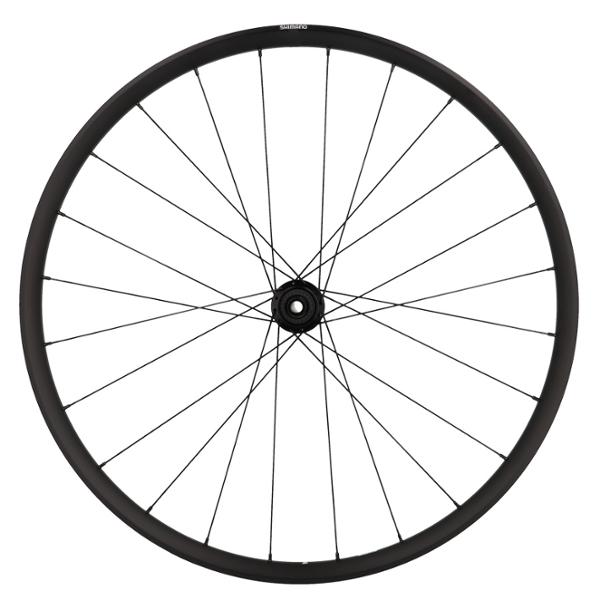 ROUE GRAVEL 700 AR JANTE NOIR SHIMANO RX180 DISQUE CENTERLOCK AXE TRAVERS. TUBELESS 12V