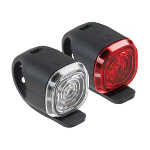 BICYCLE LIGHTS FRONT & REAR AXA NITELINE SPOT HANDLE BAR & SADDLE STEM MOUNT