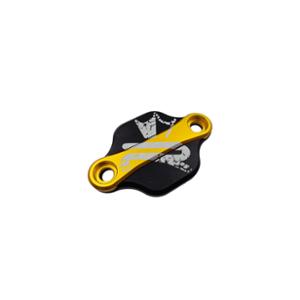 OBTURATEUR POMPE A HUILE BICOLORE MECABOITE KRM ADAPT. DERBI / AM6 NOIR / OR