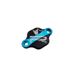 OBTURATEUR POMPE A HUILE BICOLORE MECABOITE KRM ADAPT. DERBI / AM6 NOIR / TURQUOISE