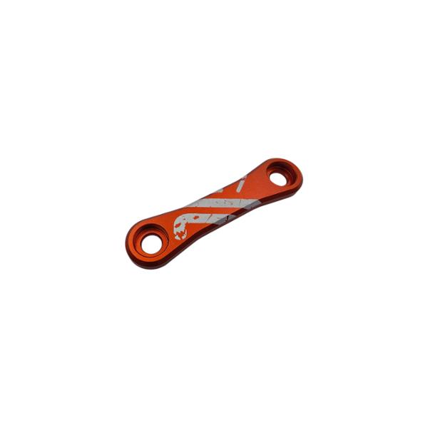 COUVERCLE OBTURATEUR POMPE A HUILE BICOLORE MECABOITE KRM ADAPT. DERBI / AM6 ORANGE