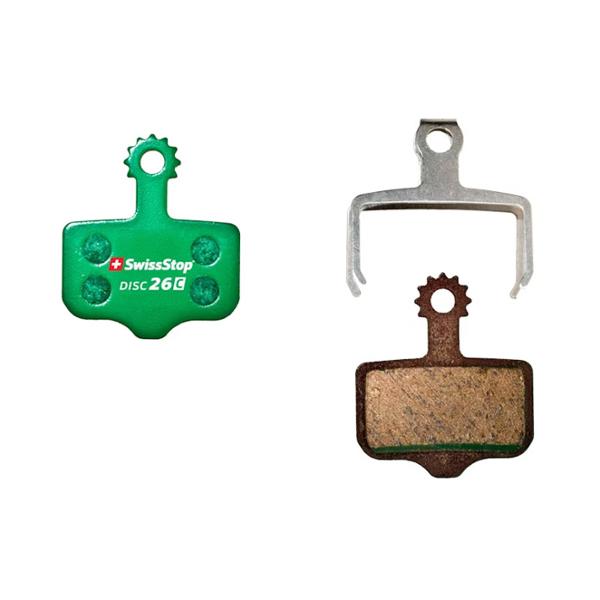 BRAKE PADS -MTB- 04 SWISSSTOP DISC 26C ORGANIC FOR AVID ELIXIR / SRAM XX-X0 DB (x25)