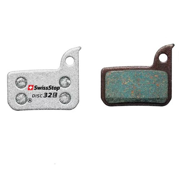 PLAQUETTE FREIN VTT / ROUTE 48 SWISSSTOP DISC 32E ORGANIQUE ADAPT. SRAM RED E TAP AXS / FORCE
