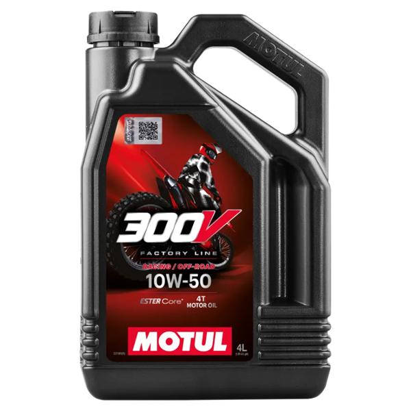 HUILE MOTEUR 4T MOTUL 300V OFF ROAD RACNG 10W50 (4L)