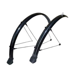 GARDE BOUE VTC / VTT 26'' STRONG TOUR VERSION E PLASTIQUE A TRINGLES 54MM NOIR BRILLANT (PR)