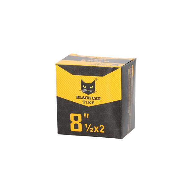 CHAMBRE A AIR TROTTINETTE ELECTRIQUE 8.5"X2.00 BLACK CAT VALVE DROITE VS (X5)