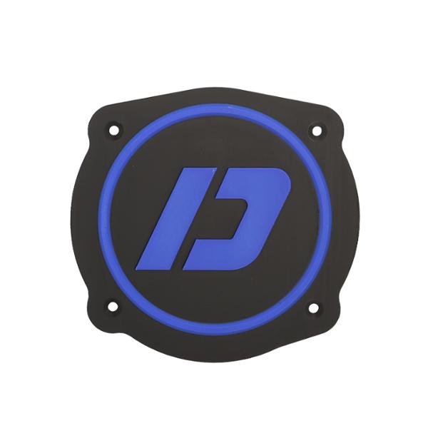 CACHE / OBTURATEUR BOITE A AIR DOPPLER ADAPT. MRT ->2022 VERSION LOGO DOPPLER NOIR / BLEU