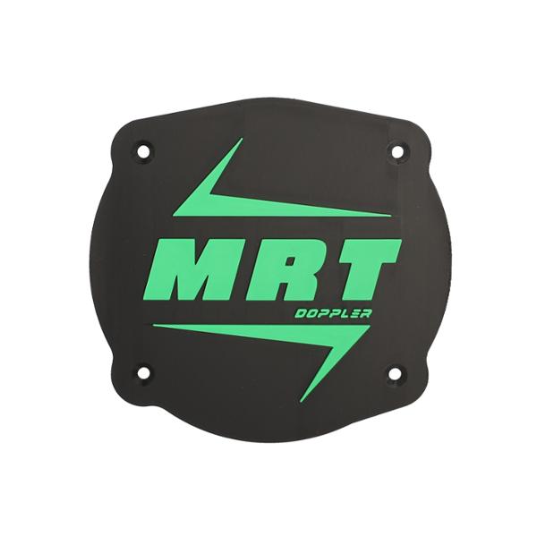 CACHE / OBTURATEUR BOITE A AIR DOPPLER ADAPT. MRT ->2022 VERSION LOGO MRT NOIR / VERT