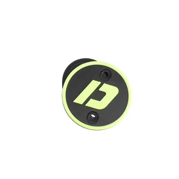 CACHE / OBTURATEUR BOITE A AIR DOPPLER ADAPT. DERBI SENDA NOIR / JAUNE FLUO