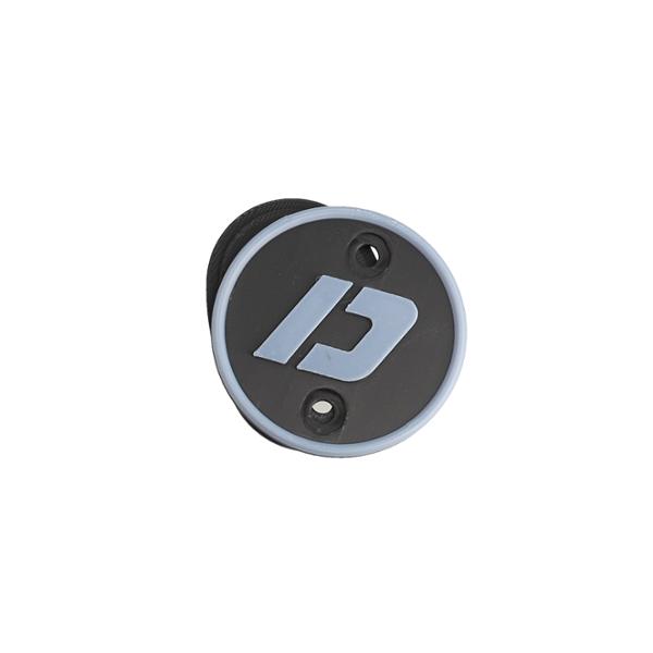 CACHE / OBTURATEUR BOITE A AIR DOPPLER ADAPT. DERBI SENDA NOIR / GRIS