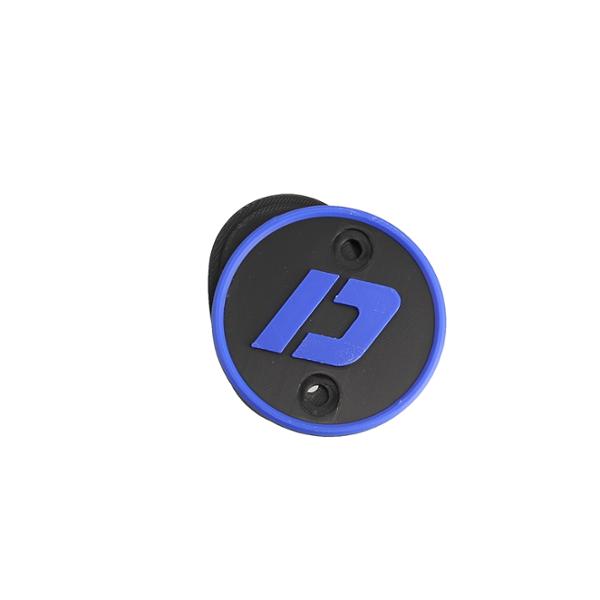 CACHE / OBTURATEUR BOITE A AIR DOPPLER ADAPT. DERBI SENDA NOIR / BLEU
