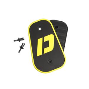 CACHE / OBTURATEUR BOITE A AIR DOPPLER ADAPT. SHERCO / SCORPA XP6 26-> NOIR / JAUNE