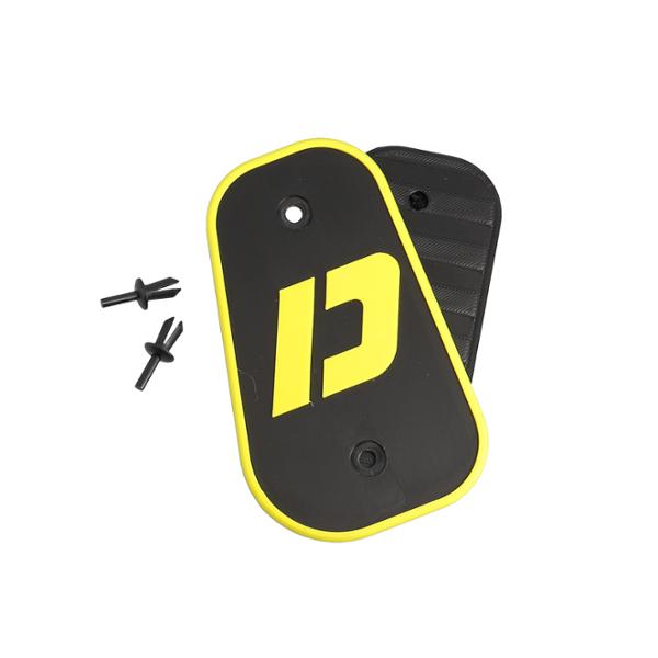 CACHE / OBTURATEUR BOITE A AIR DOPPLER ADAPT. SHERCO / SCORPA XP6 26-> NOIR / JAUNE