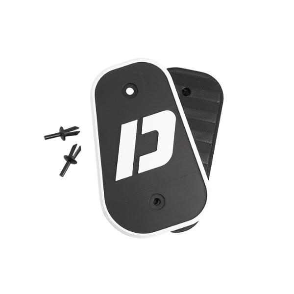 CACHE / OBTURATEUR BOITE A AIR DOPPLER ADAPT. SHERCO / SCORPA XP6 26-> NOIR / BLANC