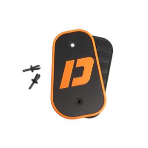 CACHE / OBTURATEUR BOITE A AIR DOPPLER ADAPT. SHERCO / SCORPA XP6 26-> NOIR / ORANGE