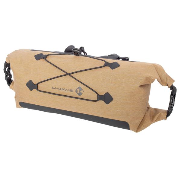 SACOCHE VELO CINTRE GRAVEL M WAVE ROUGH RIDE II L SABLE VOLUME 12L 100 % ETANCHE (67.5X16