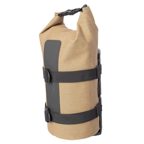 SACOCHE VELO FOURCHE GRAVEL M WAVE CARGO CAGE FRK5 SABLE VOL. 5L (DIAM 140X460MM)