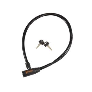 ANTIVOL VELO CABLE A CLE 65 CM RANGERS NOIR