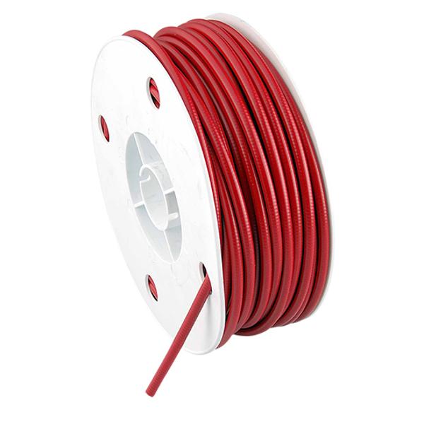 GAINE DIAMETRE EXT. 5MM DIAMETRE INT. 2.6MM - ROUGE (ROULEAU DE 50 METRES)