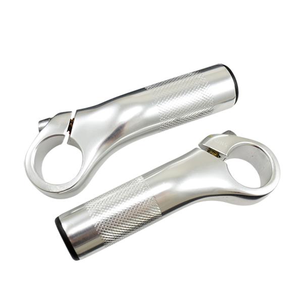 EMBOUT DE CINTRE VTT OPTIMIZ ALU ARGENT L105MM 126GR AVEC BOUCHONS DE CINTRE (PR)