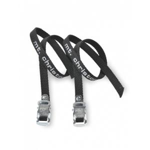 BELT FOOT STRAP ZEFAL MTB THREADED NYLON BLACK (PAIR)