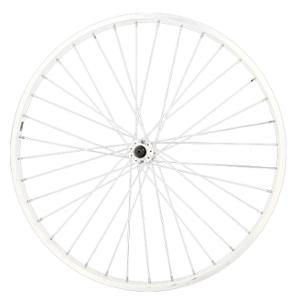 ROUE VTT 26" AV BLOCAGE JANTE ARGENT MACH1 M110 EVO MOY.MICHE MAGNUM V-BRAKE 36T