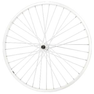 ROUE VTC 28" AR BLOCAGE JANTE ARGENT MACH1 M110. MOY.MICHE MAG.A VISSER 5 / 6 / 7V V-BRAKE 36T