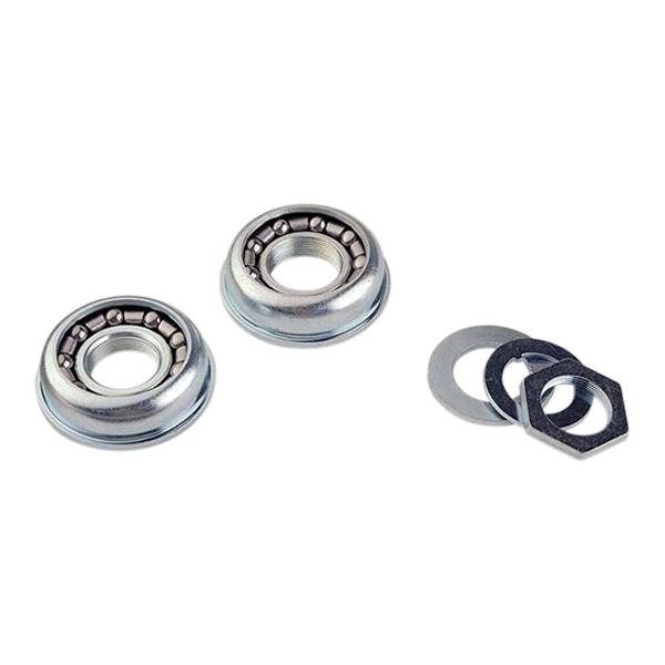 CUVETTE / BOITIER PEDALIER INTEGRE BMX D51.7MM + CONTRE ECROUS + ROULEMENTS BILLES PEDALIER