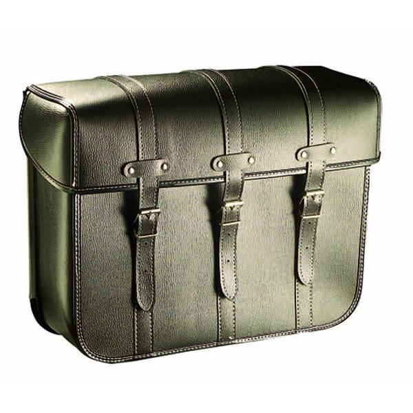 SACOCHE CYCLO DOS METAL R80 NOIR (PR) - 43 X 33 X 16 CM