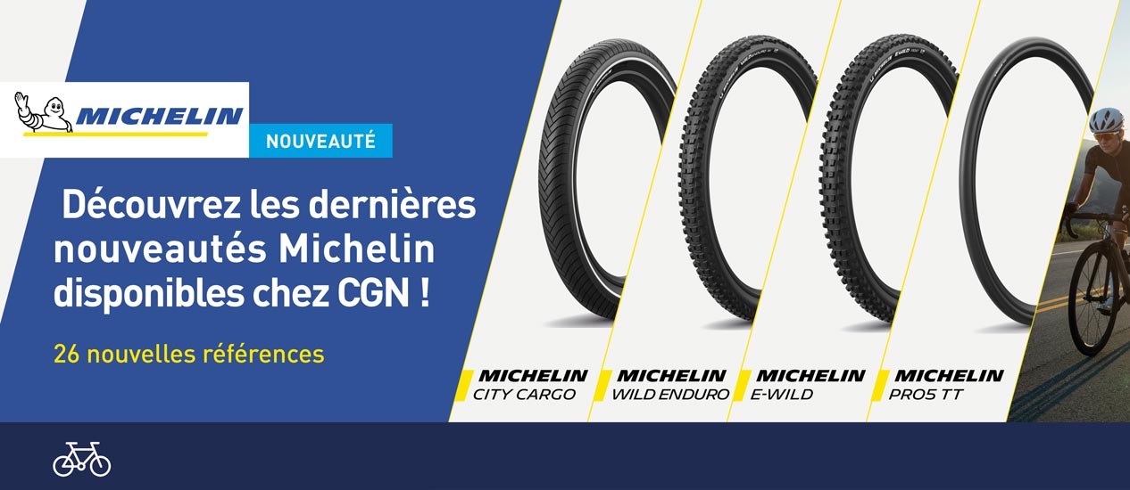 Nouveuax pneus vélos MICHELIN 0126