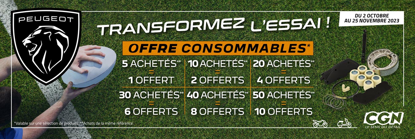 Ofrre consommable Peugeot 1023