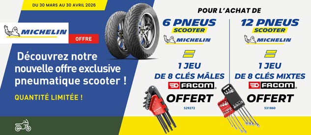 Offre PNEUS MICHELIN outillage 0326