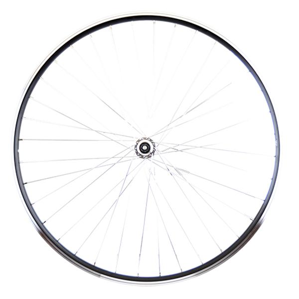 ROUE VTC 28" AV BLOCAGE JANTE NOIR MACH1 ER10. MOYEU MICHE MAGNUM V-BRAKE 36T