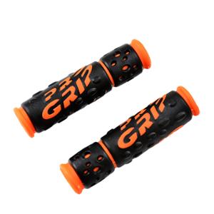 POIGNEE VELO PROGRIP 953 124MM PREDECOUPE NOIR / ORANGE FLUO (PR)